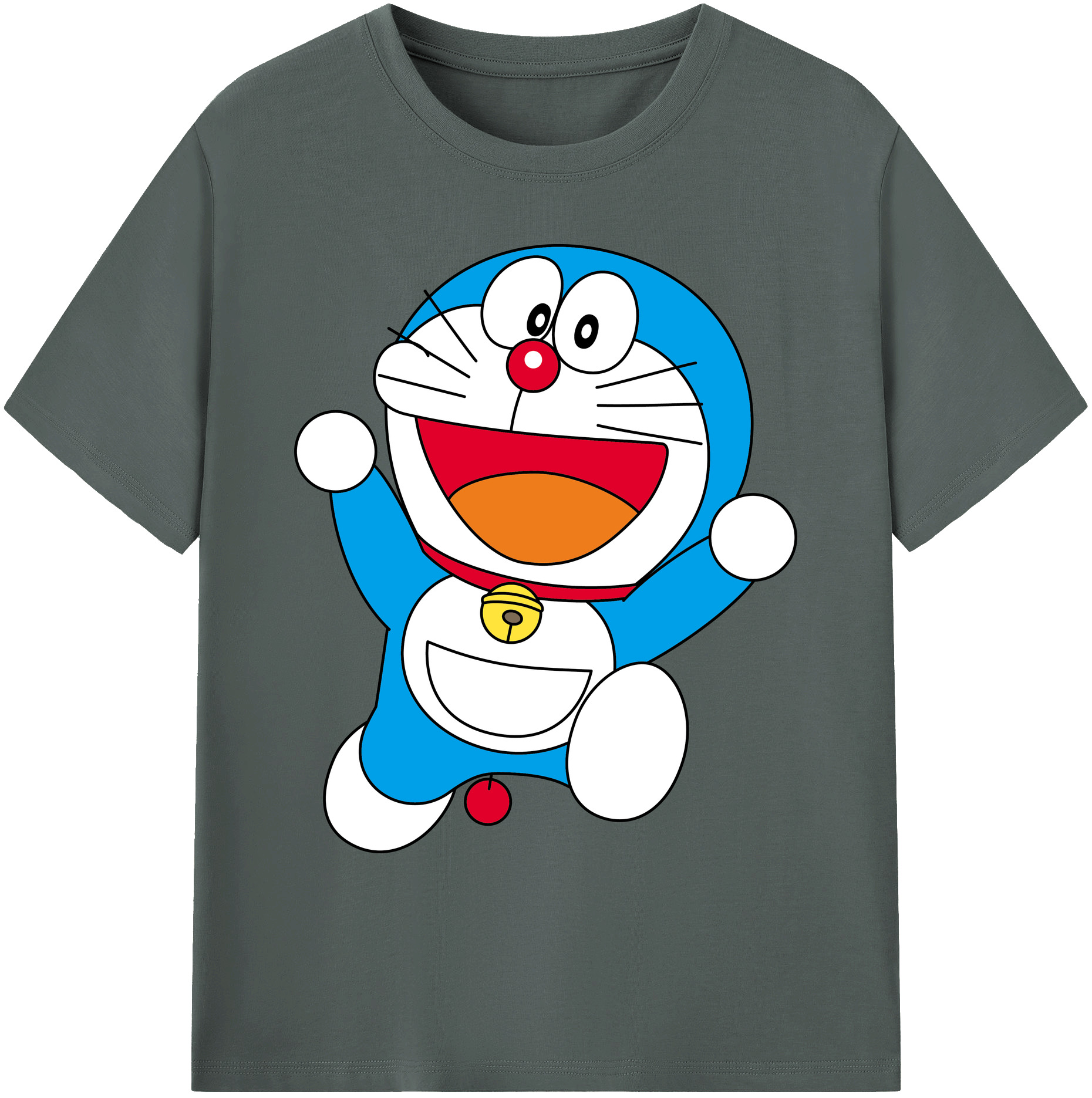 （画像用） ドラえもん Doraemon 綿100％ メンズ半袖Tシャツ｜肌触りやわらか＆通気性
